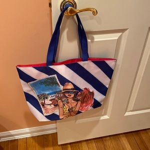 Tote bag. Never used. 17 1/2 wide by 12 1/2 high